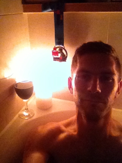 Wine & a bath after IMUK 2013